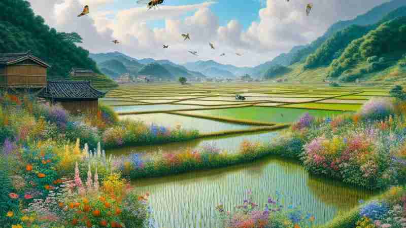 Removal of Hedgerows and Field Margins: A Threat to Farmland Biodiversity in China, Concept art for illustrative purpose, tags: der von hecken auf die - Monok