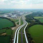 50km Hydrogen Pipeline Completed: A Milestone for Germany's Green Energy Transition, Concept art for illustrative purpose, tags: 50 km für grüne - Monok